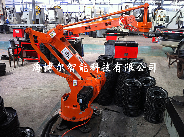 机械手在码垛作业中
